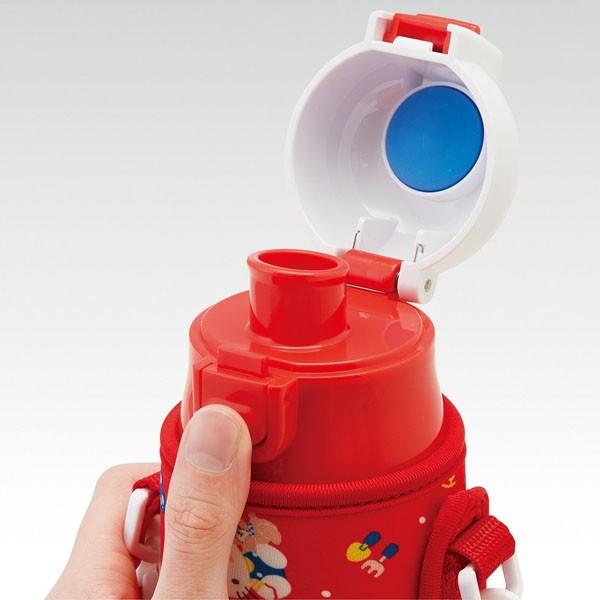 スケーター 直飲み 水筒 ステンレスボトル 470ml ボトルカバー付き