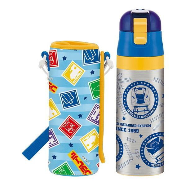 スケーター KSDC4 カバー付き 水筒 ステンレス 保冷専用 キッズ 470ml