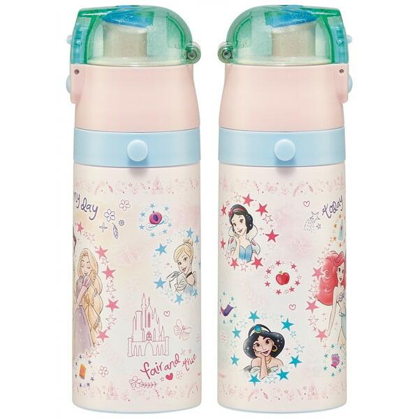 スケーター SKDC3 プリンセス23 2WAY ステンレス水筒 直飲み(420ml