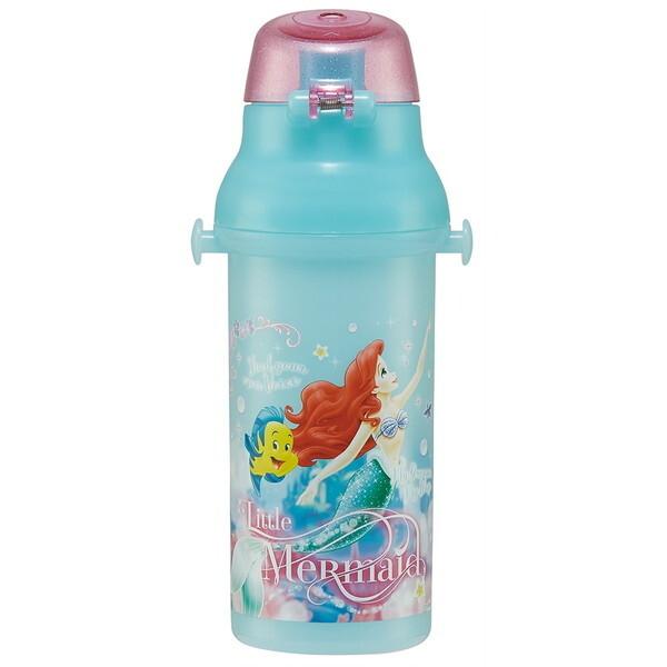 スケーター PSB5SANAG アリエル 子供用 プラ水筒 480ml ワンプッシュ