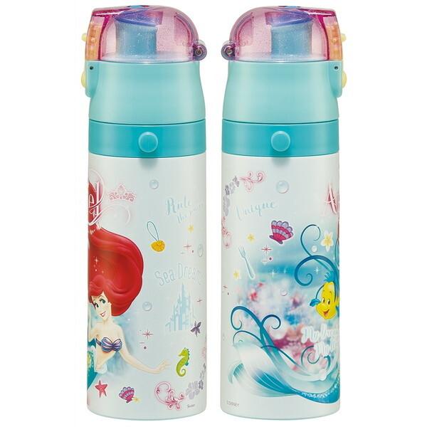 スケーター SDC4 アリエル 24 子供用 ステンレス 水筒 直飲み 470ml