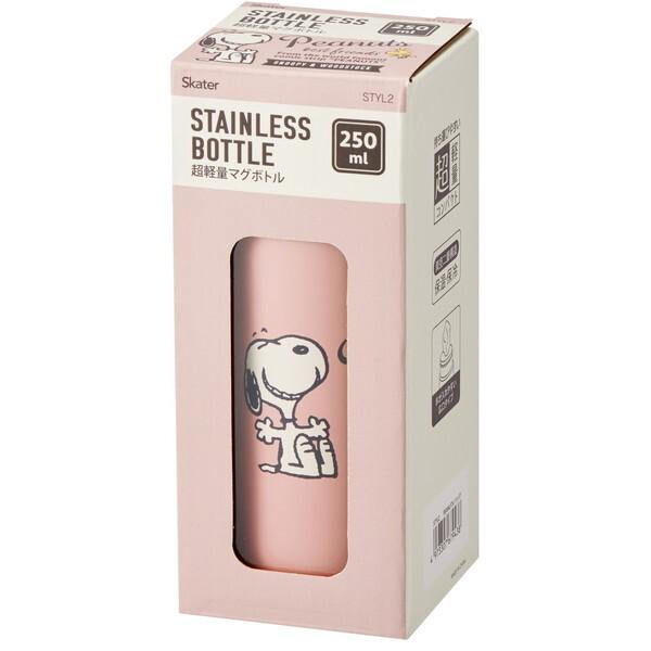 スケーター STYL2 スヌーピー バッジ マグボトル 250ml 超軽量
