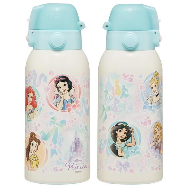 スケーター STCH6 プリンセス25 ディズニー 子供用 ステンレス 水筒 直