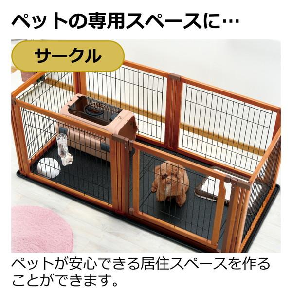 リッチェル（Richell） ペット用木製3WAYサークル 6面70H ブラウン