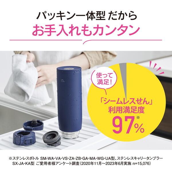 象印（ZOJIRUSHI） SM-VB95-AM マリンブルー ステンレスマグ (0.95L