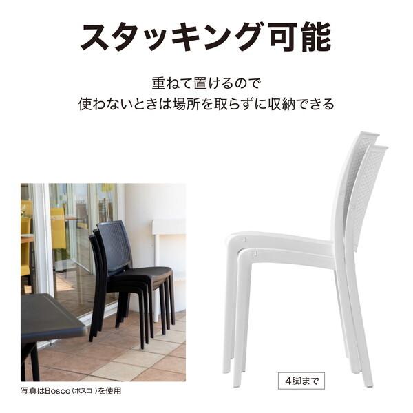 タカショー MPF-01CW/2S ラタンチェアー Bianca 2脚組 メーカー直送