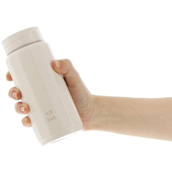 ナップタイム2023 マグボトル　ベージュ0.38L ベストコ NM-331 アイボリー ポリゴーンヌ マグボトル 水筒 スクリュー