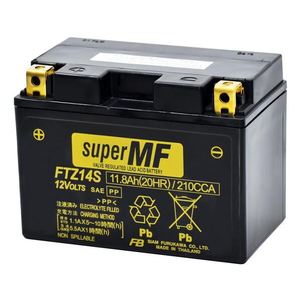古河電池FTZ14S　新品未使用 古河電池 FTZ14S バイク用バッテリー 液入り充電済み仕様 : XPRICE