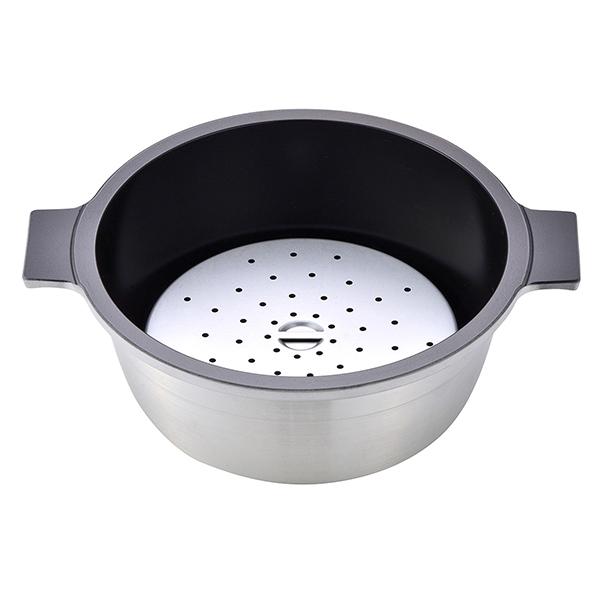 北陸アルミニウム 鍋 両手鍋 24cm IH非対応 マイスターあわせ釜 北陸