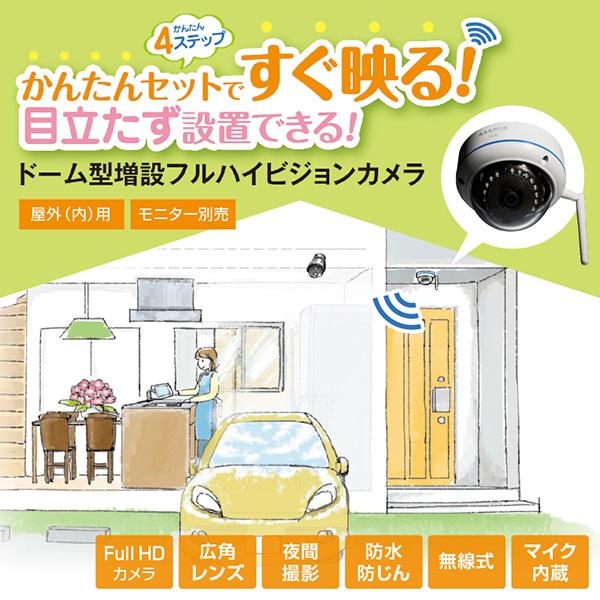マスプロ（MASPRO） MASPRO WHCFHD-D 増設用カメラ : XPRICE Yahoo!店