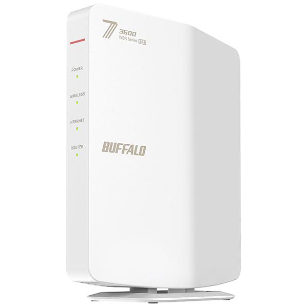 BUFFALO バッファロー Wi-Fiルーター AirStation WSR3600BE4P-WH ホワイト デュアルバンドWi-Fiルーターの商品画像（Yahoo!ショッピング）