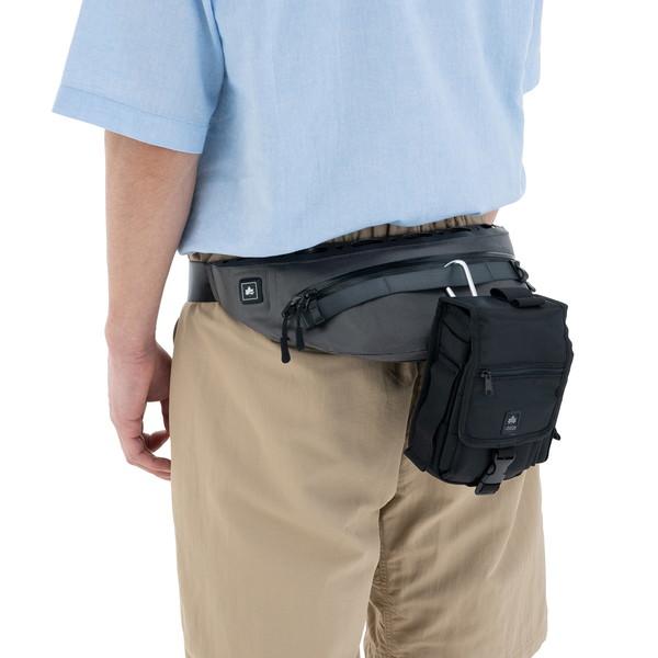 ロゴス 扇風機 LOGOS 野電 ボディエアコン・ツインクール ブラック No.81336732 ZIP ファン付き ウエストポーチ 熱中症対策 暑さ対策 キャンプ アウトドア