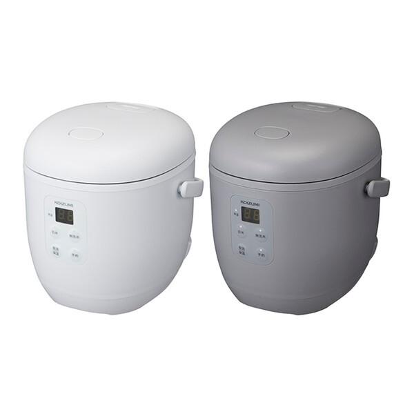 炊飯器 3.5号 KOIZUMI（コイズミ） 炊飯器 1.5合炊き 一人暮らし用 KSC1514H グレー