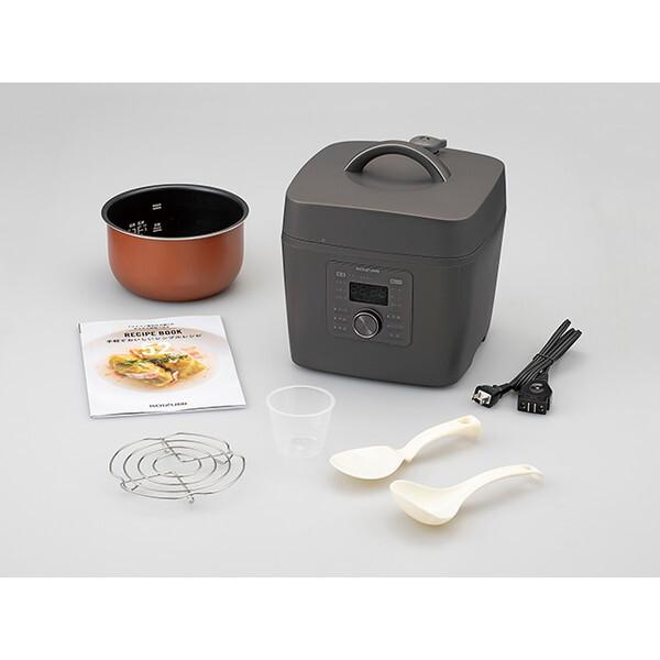 KOIZUMI（コイズミ） KSC3503H グレー マイコン電気圧力鍋 (1.6L