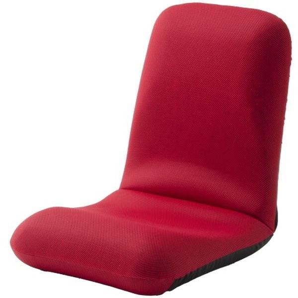 CELLUTANE 座椅子 ローチェアL ダブルラッセルレッド リクライニング 折り畳み コンパクト テレワーク 日本製 A453a-504RED メーカー直送｜aprice