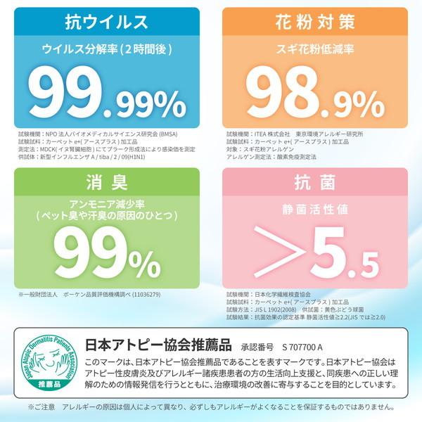萩原 600021702 タフトラグ ジャスト 190cm×240cm ベージュ メーカー直送_3