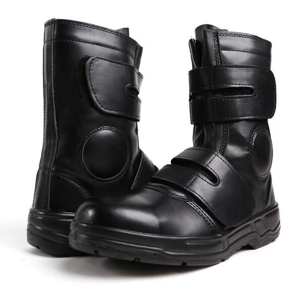 コーコス ZA819 ブラック 28 面ファスナー式セーフティーブーツ の商品画像