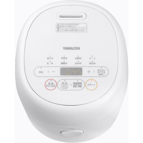 山善（YAMAZEN） 炊飯器 3合炊き 一人暮らし用 マイコン式 YJR-DM051-W