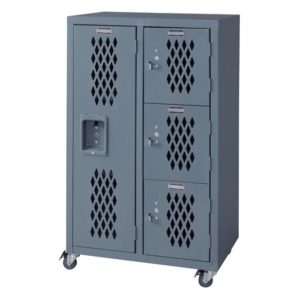 スチールチェストL ロック グレー 東谷 TPN-41GY メーカー直送