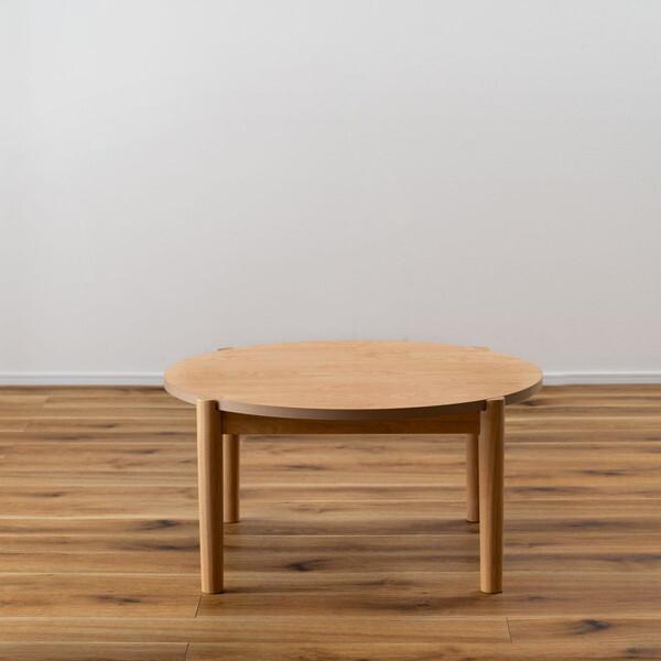 東谷 KT-119NA ナチュラル ラウンドコタツ リバーシブル メーカー直送