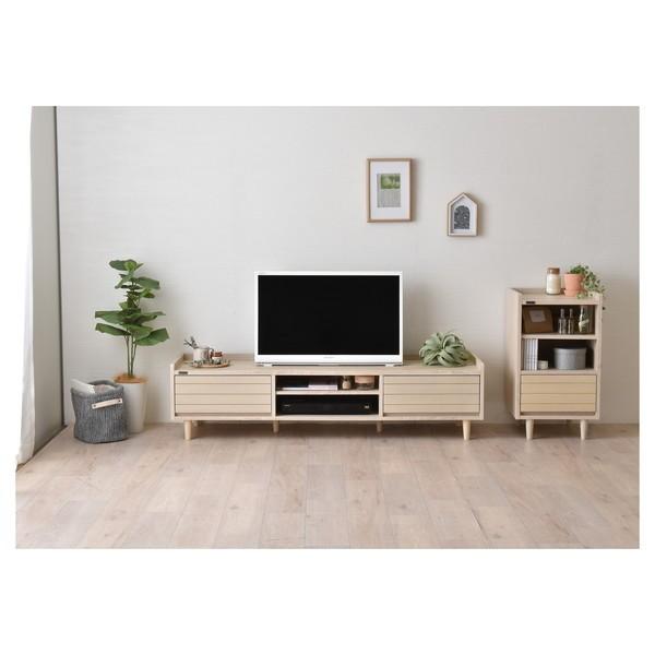 4FUL 佐藤産業 TW37-150L IV アイボリー TWICE(トワイス) テレビ台 