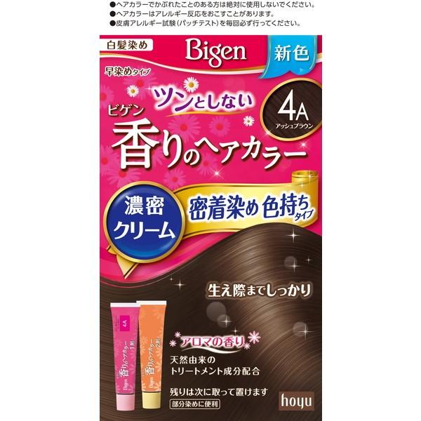 ホーユー ビゲン 香りのヘアカラー クリーム 4A1セット｜aprice