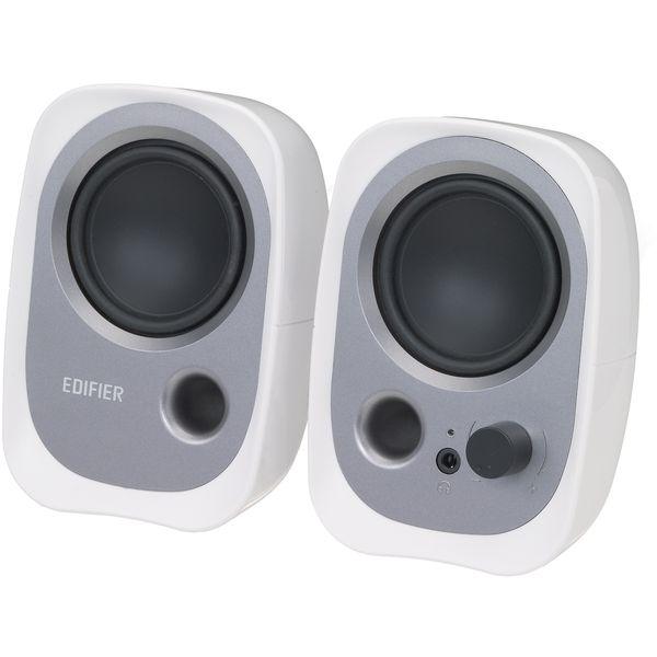 Edifier Edifier R12U USB給電式スピーカー 最大出力4W ホワイト (日本正規代理店品) ED-R12UWH-A ...