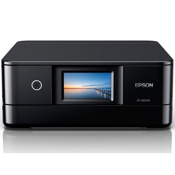 EPSON EP-885AB A4カラーインクジェット複合機/Colorio/6色/無線LAN/Wi-Fi Direct/両面/4.3型ワイドタッチパネル/ブラック｜aprice｜02