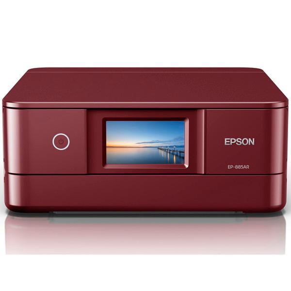 EPSON EP-885AR A4カラーインクジェット複合機/Colorio/6色/無線LAN/Wi-Fi Direct/両面/4.3型ワイドタッチパネル/レッド｜aprice｜02