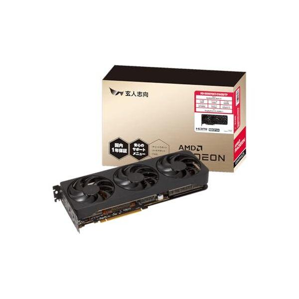 玄人志向 Radeon RX9070XT 16GB グラフィックボード 玄人志向 RD-RX9070XT-E16GB/TP Radeon RX9070XT 搭載 グラフィック