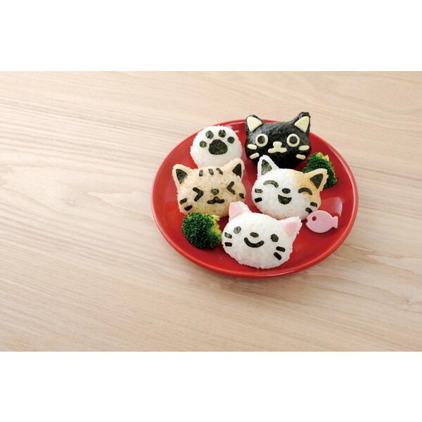アーネスト 76708 おにぎり 型 おむすびニャン ( キャラ弁 型抜き のり