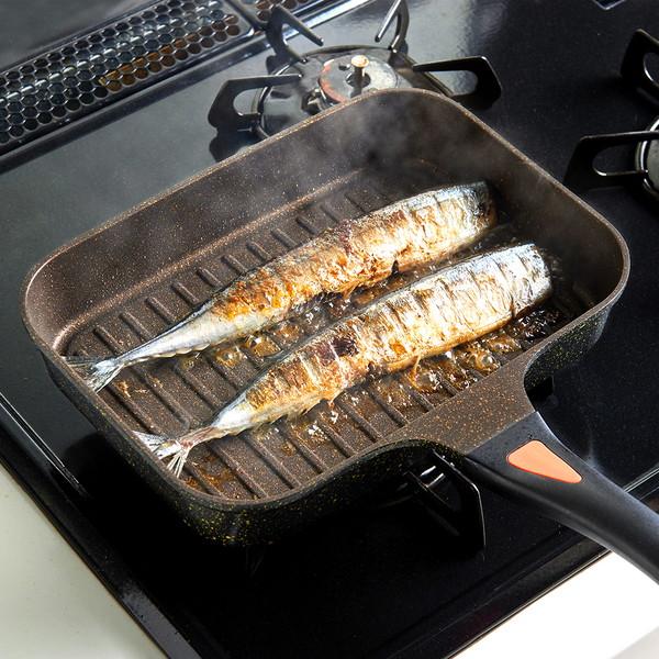 アイメディア 1009424 IHゴールドマーブル魚焼きパン : XPRICE Yahoo