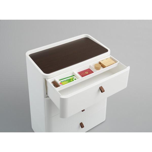 SANKA ロイヤルドロアー 725 WH/DBR 収納ケース 5段 (幅72cm) メーカー