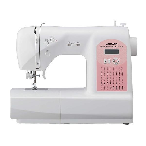 コンピューターミシン ミシン 操作簡単 コンパクト 縫い模様40種類 Kc 210 高級な パワフル ボタンホール4種類 重ね縫い 厚地縫い