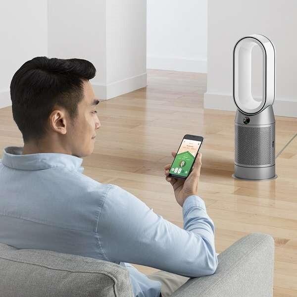 充実の品充実の品DYSON HP07SB シルバー ブルー Purifier Hot Cool 空気清浄機能付ファンヒーター(暖房:コンクリ10畳 木造6畳まで) ファンヒーター ダイソン ホットクール 空気清浄ファンヒーター HP07 取説有 リモコン付