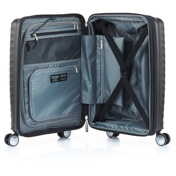 アメリカンツーリスター スーツケース 機内持ち込み S ブラック スクアセム 正規品 容量拡張 軽量 31L メーカー保証 直送｜aprice｜06