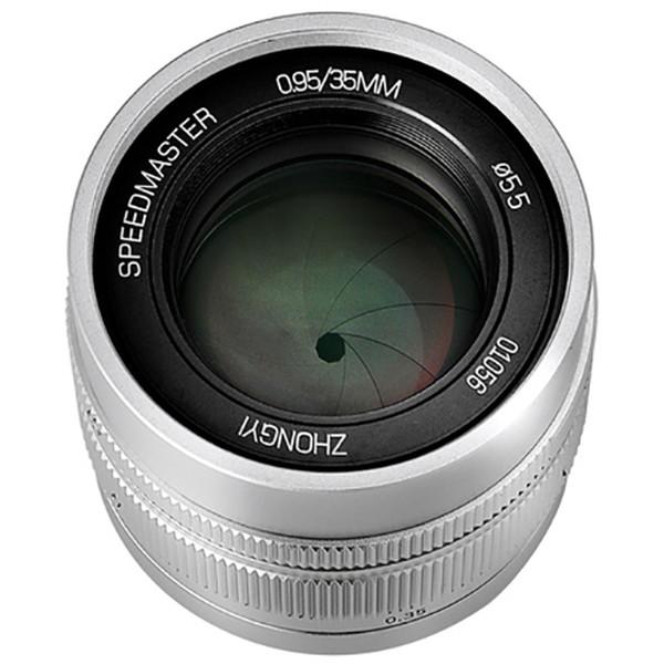 中一光学 SPEEDMASTER 0.95/35mm II (MFT) SV シルバー カメラ用交換レンズ (マイクロフォーサーズ)｜aprice｜02
