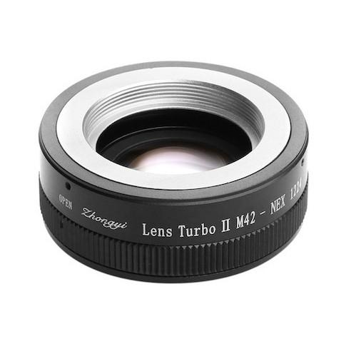中一光学 Lens Turbo II M42-NEX フォーカルレデューサー マウントアダプター(M42マウントレンズ → ソニーNEX