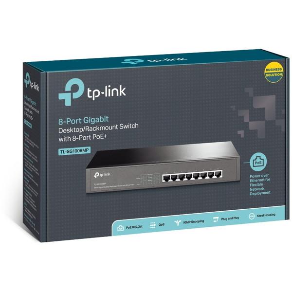 TP-LINK TL-SG1008MP スイッチングハブ 8ポートギガビット デスクトップ/ラックマウント｜aprice｜03