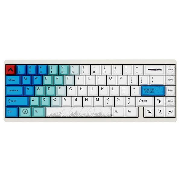 アミロ vm-vyu67-a110-gvmw Summit Muse65 HE Metal Keyboard