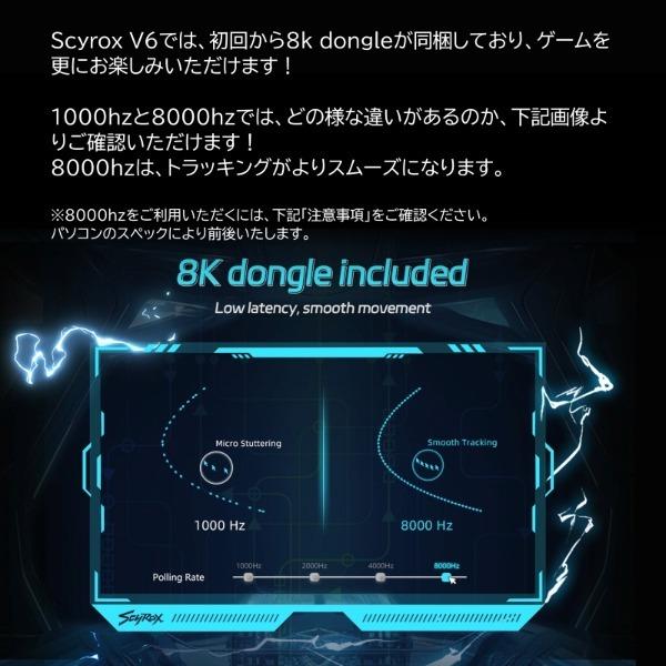 SCYROX SCYROX SX-V6-BLUE-KO ブルー ワイヤレスゲーミングマウス