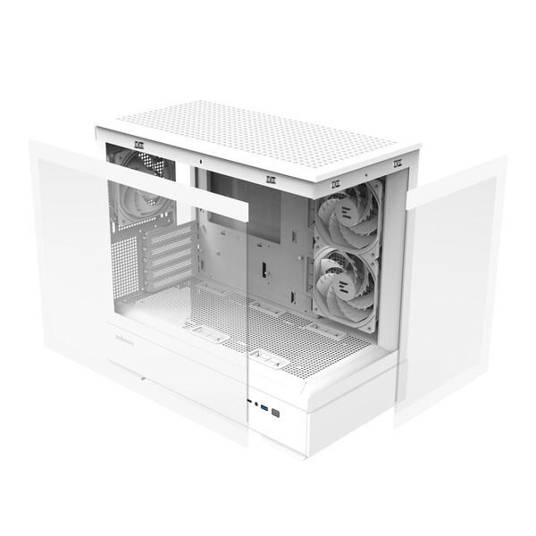ZALMAN ZALMAN P30 White V2 ホワイト ミニタワー型PCケース : XPRICE