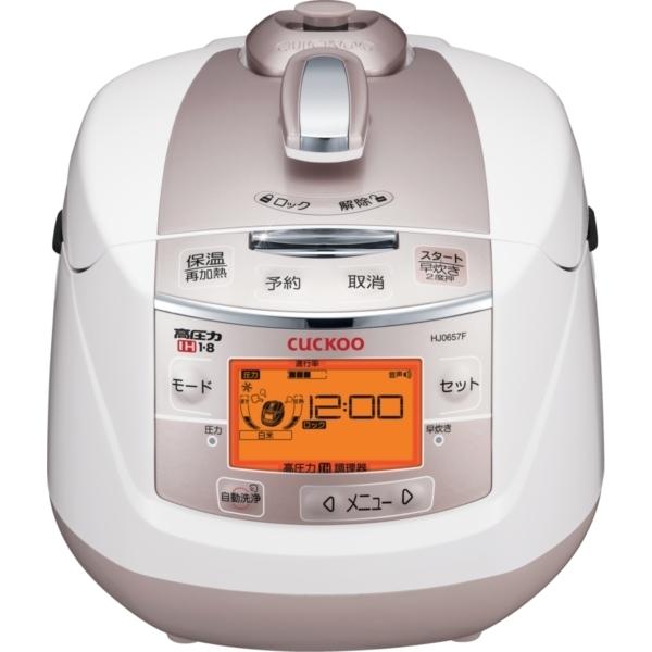 CUCKOO 1.8気圧 賜物 定価の67％ＯＦＦ IH高圧力 発芽玄米炊飯器 CRPHJ0657F CRP-HJ0657F 6合炊き