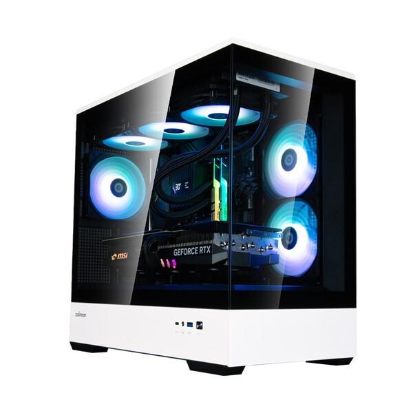 ZALMAN P30 BW ブラック×ホワイト ミニタワー型PCケース