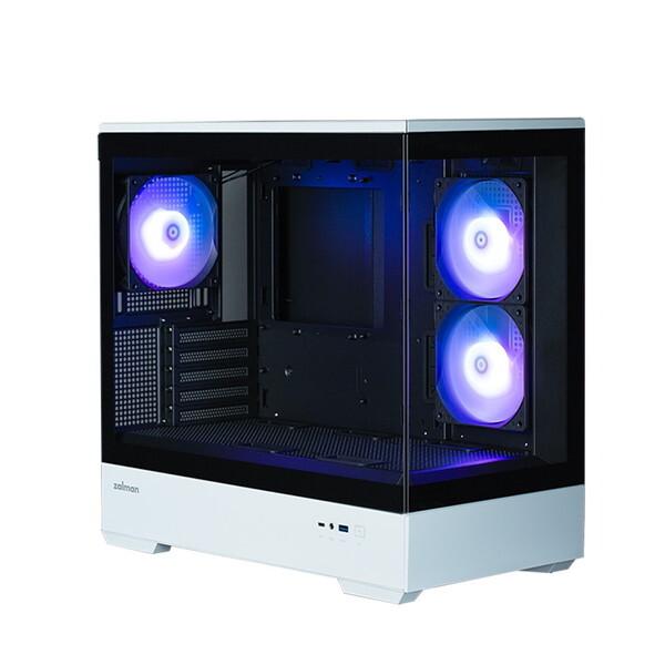 ZALMAN P30 BW ブラック×ホワイト ミニタワー型PCケース