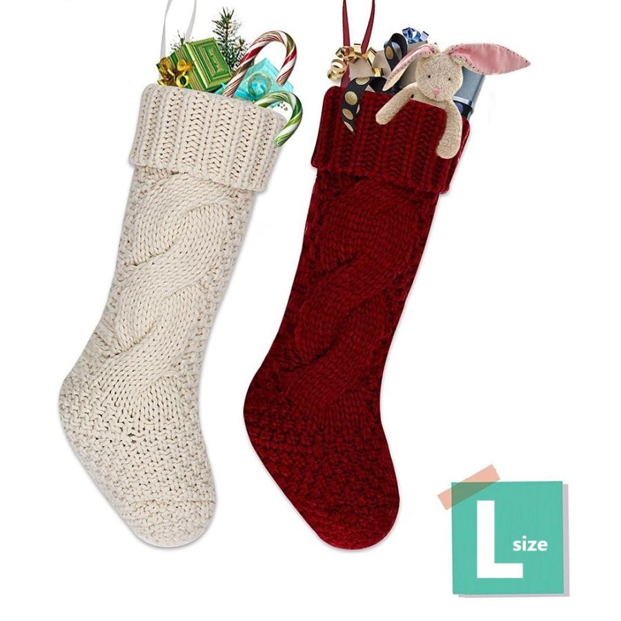 クリスマス 靴下 プレゼント入れ ソックス ブーツ ニット 飾り ビッグサイズ Xmas アイボリー レッド ニット Hqt6774 アプリコスyahoo 店 通販 Yahoo ショッピング