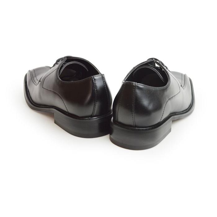 ビジネスシューズ メンズ レースアップ スワールモカ スクエアトゥ