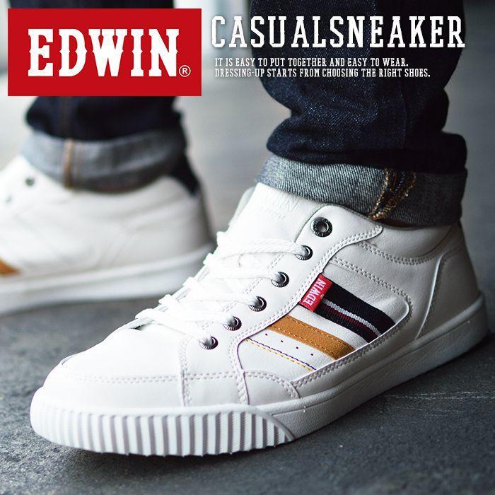 Edwin エドウィン スニーカー メンズ ローカット カジュアルシューズ 軽量 屈曲 防滑 カップインソール クッションソール コンフォート 靴 紳士靴 Ft7039 靴のアプリコットタウン 通販 Yahoo ショッピング