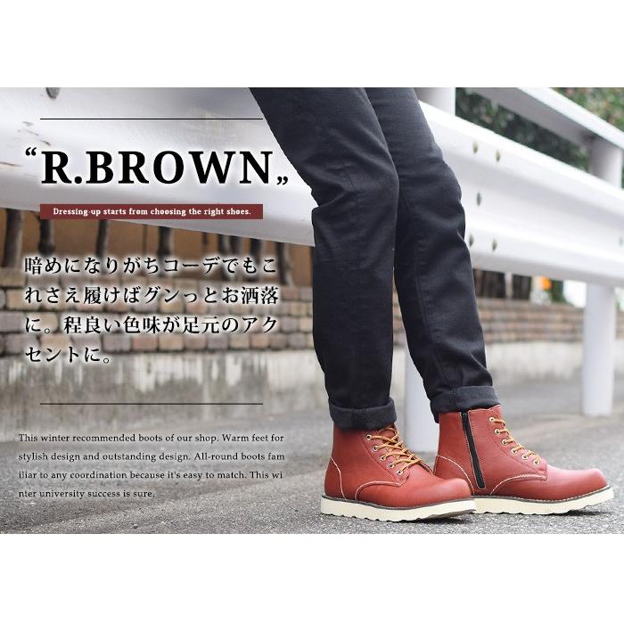 ブーツ メンズ メンズブーツ マウンテンブーツ ショートブーツ ワークブーツ 靴 メンズシューズ サイドジップ 軽量 プレーントゥ ハイカット カジュアル お洒落 Km1970 靴のアプリコットタウン 通販 Yahoo ショッピング