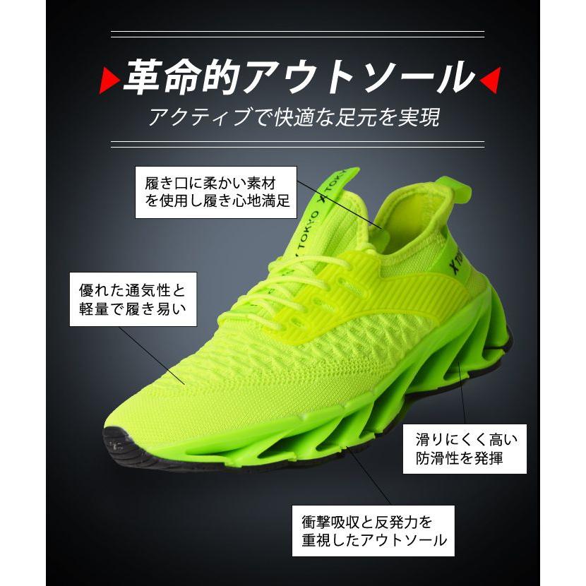 スニーカー メンズ ランニングシューズ ウォーキングシューズ 軽量